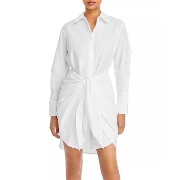 Derek Lam 10 Crosby Dresses & Skirts - Derek Lam 10 Crosby Charlotte Cotton Waist-Tie Shirt Dress Unique Sleeve